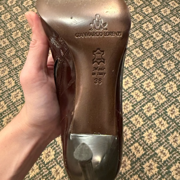 Gianmarco Lorenzi Burgundy Heeled Boots - Picture 3 of 6